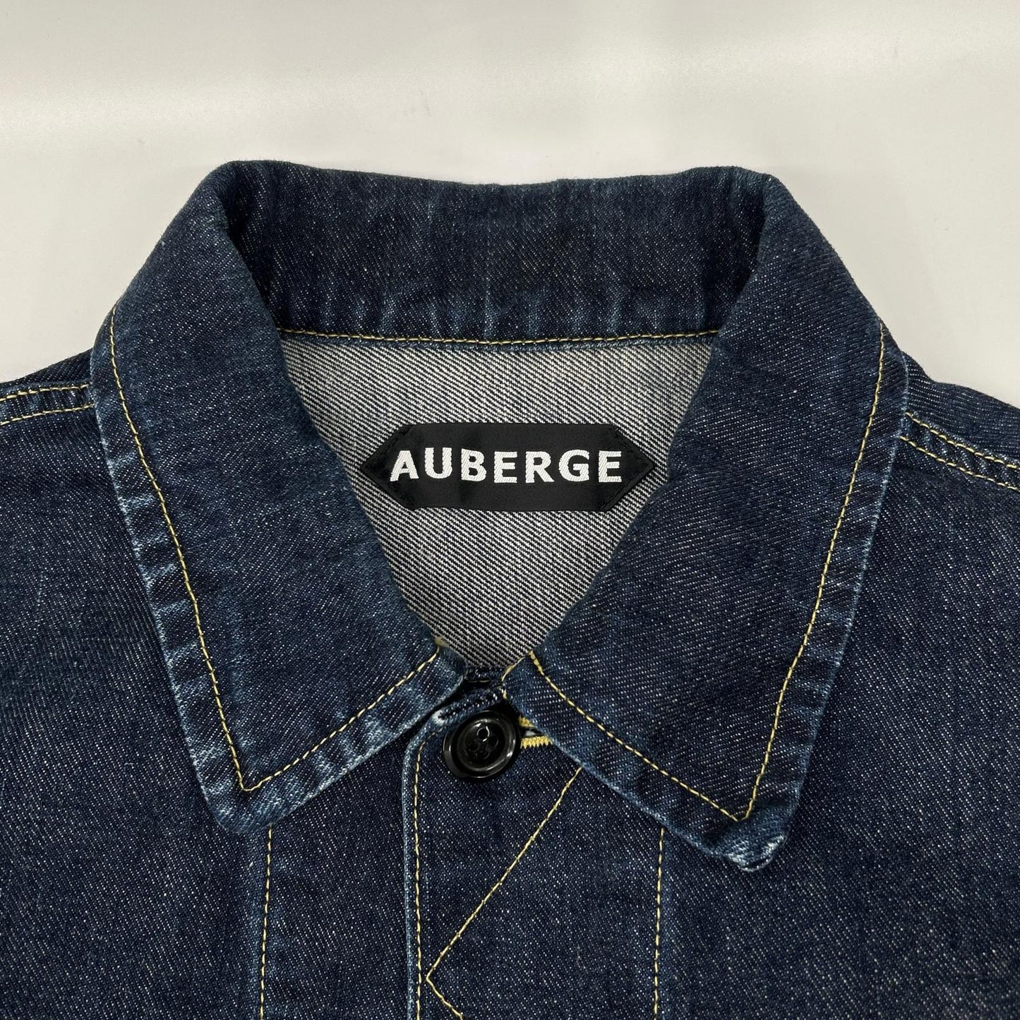 AUBERGE LEFTY Lee-Type Indigo Denim Jacket Size 40