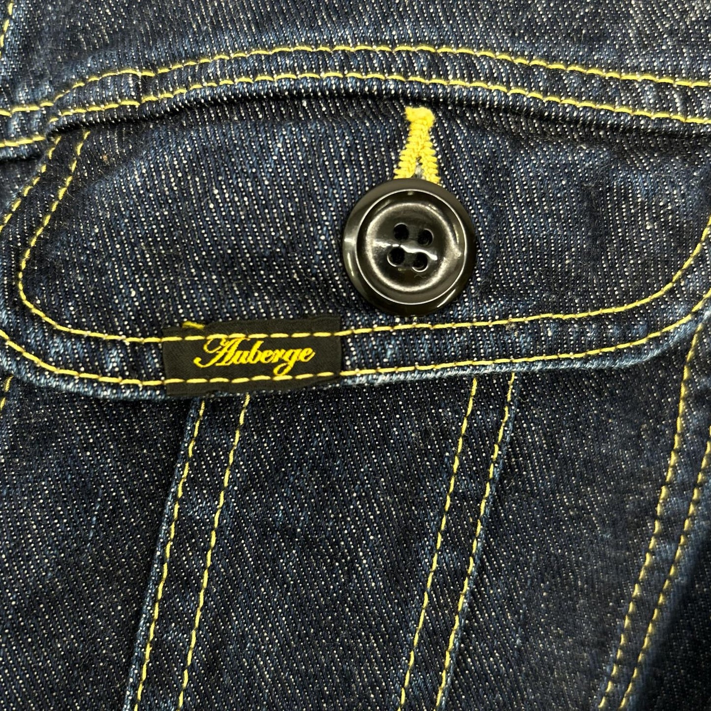 AUBERGE LEFTY Lee-Type Indigo Denim Jacket Size 40