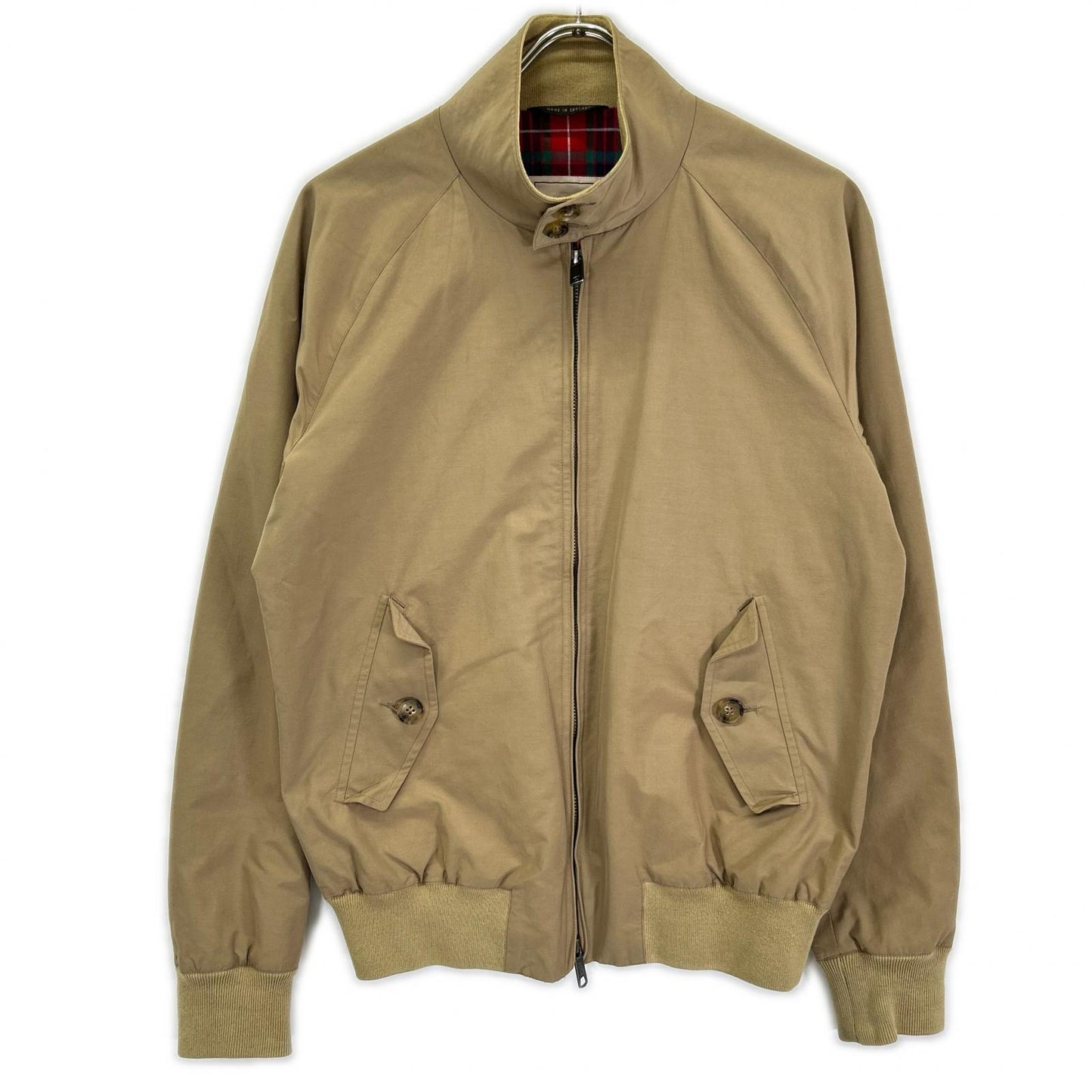 BARACUTA BRCPS0001 Beige Harrington Jacket Size 38