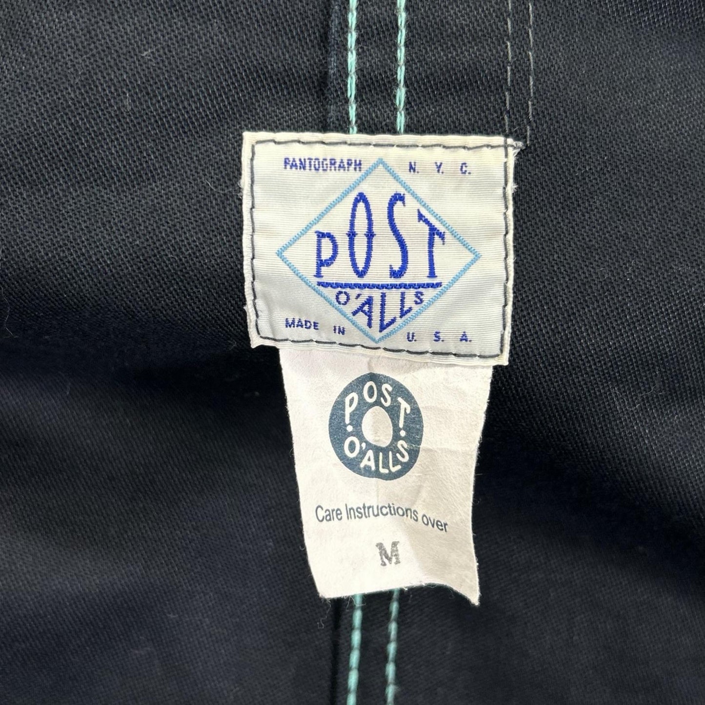 POST O'ALLS USA Made Work Jacket Black Size M