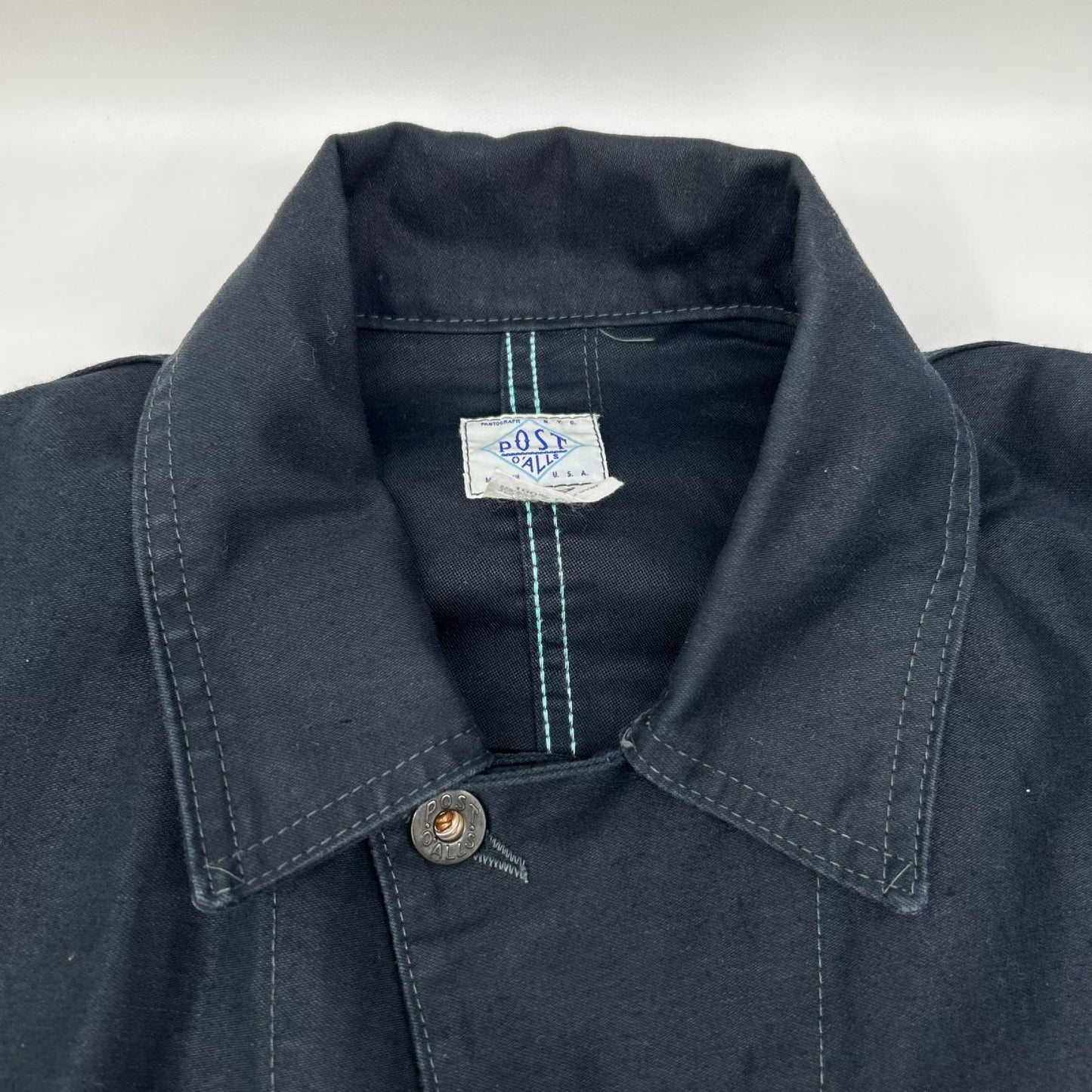POST O'ALLS USA Made Work Jacket Black Size M