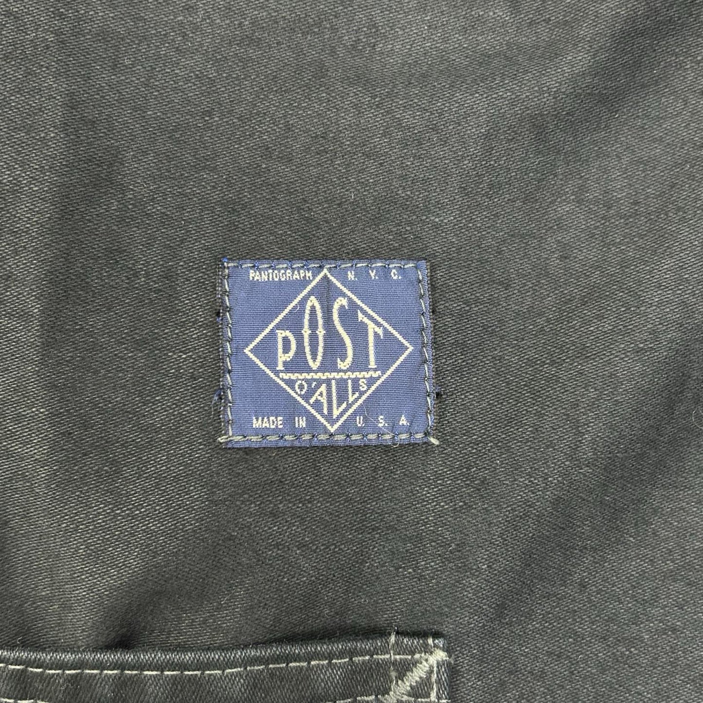 POST O'ALLS USA Made Work Jacket Black Size M