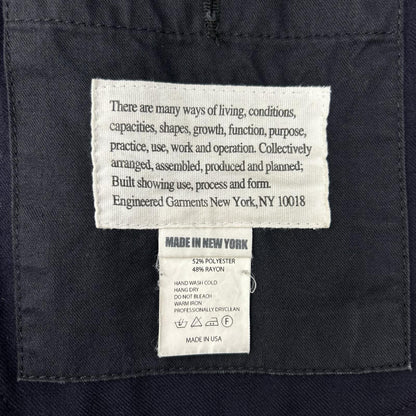 Engineered Garments Navy Wool Single-Breasted Jacket Size S