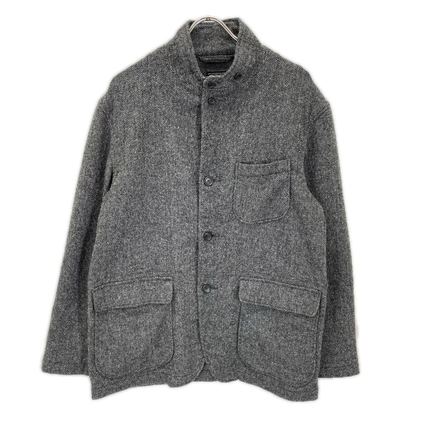 Engineered Garments Gray Herringbone Wool Jacket Size M