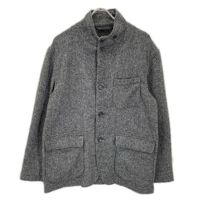 Engineered Garments Gray Herringbone Wool Jacket Size M