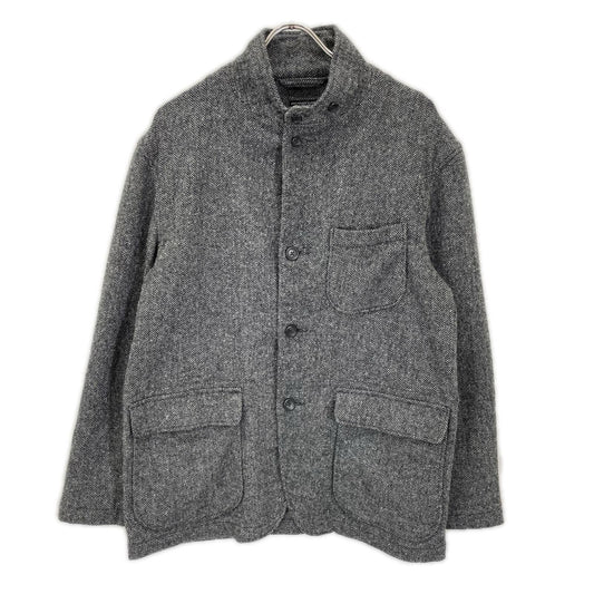 Engineered Garments Gray Herringbone Wool Jacket Size M