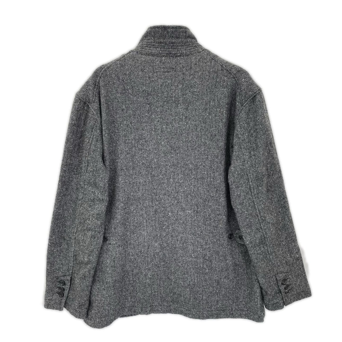 Engineered Garments Gray Herringbone Wool Jacket Size M
