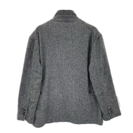 Engineered Garments Gray Herringbone Wool Jacket Size M