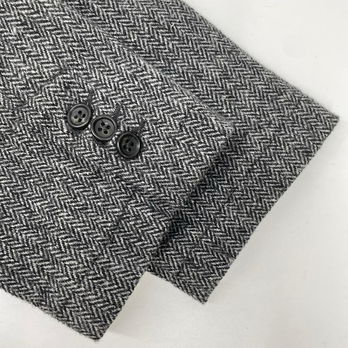 Engineered Garments Gray Herringbone Wool Jacket Size M
