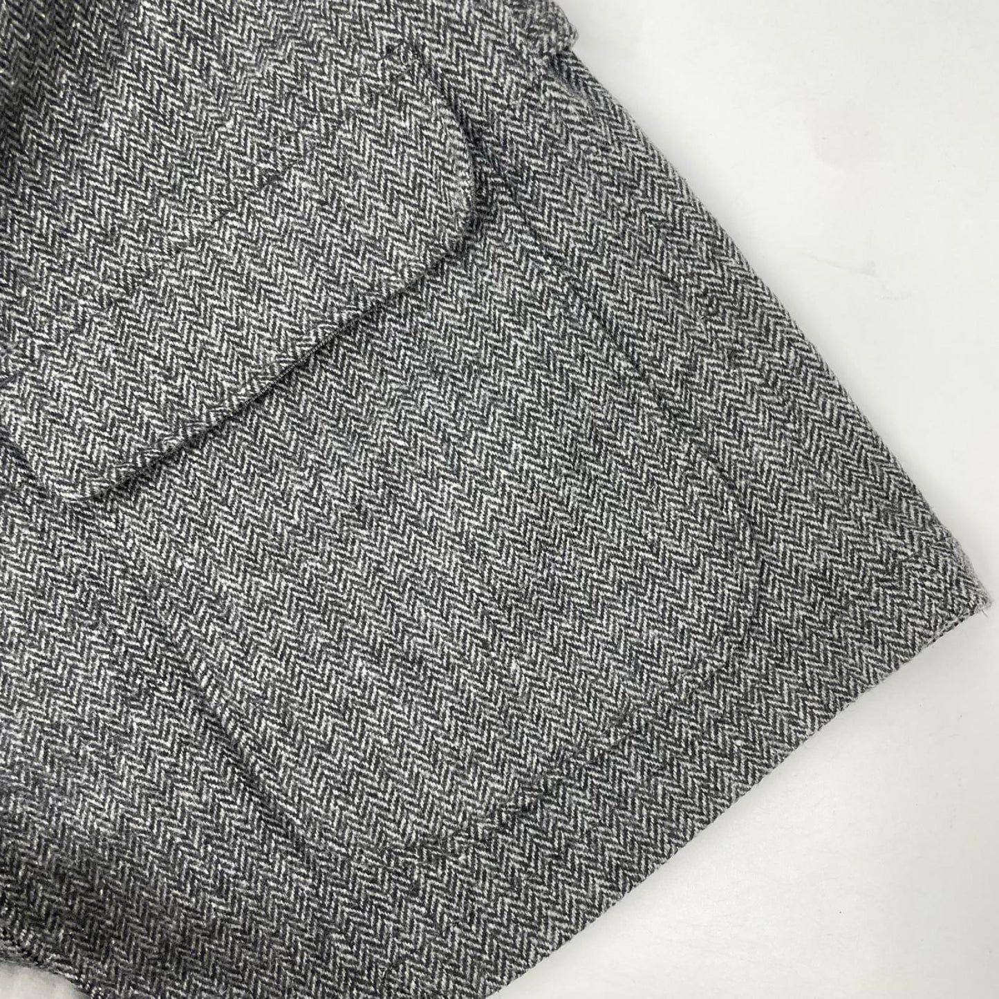 Engineered Garments Gray Herringbone Wool Jacket Size M