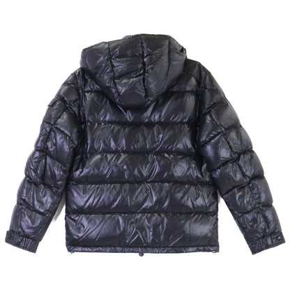 MONCLER MAYA Hooded Nylon Down Jacket Black Size 1