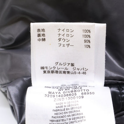 MONCLER MAYA Hooded Nylon Down Jacket Black Size 1