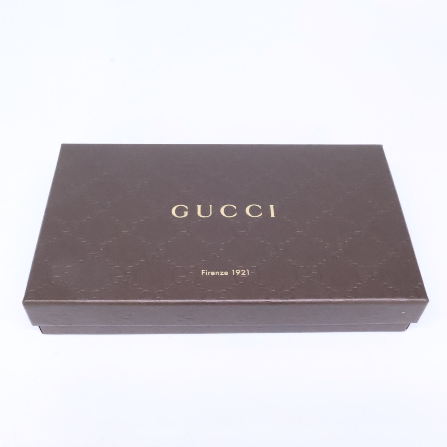 GUCCI Interlocking G Leather Long Wallet Brown Size ONE SIZE
