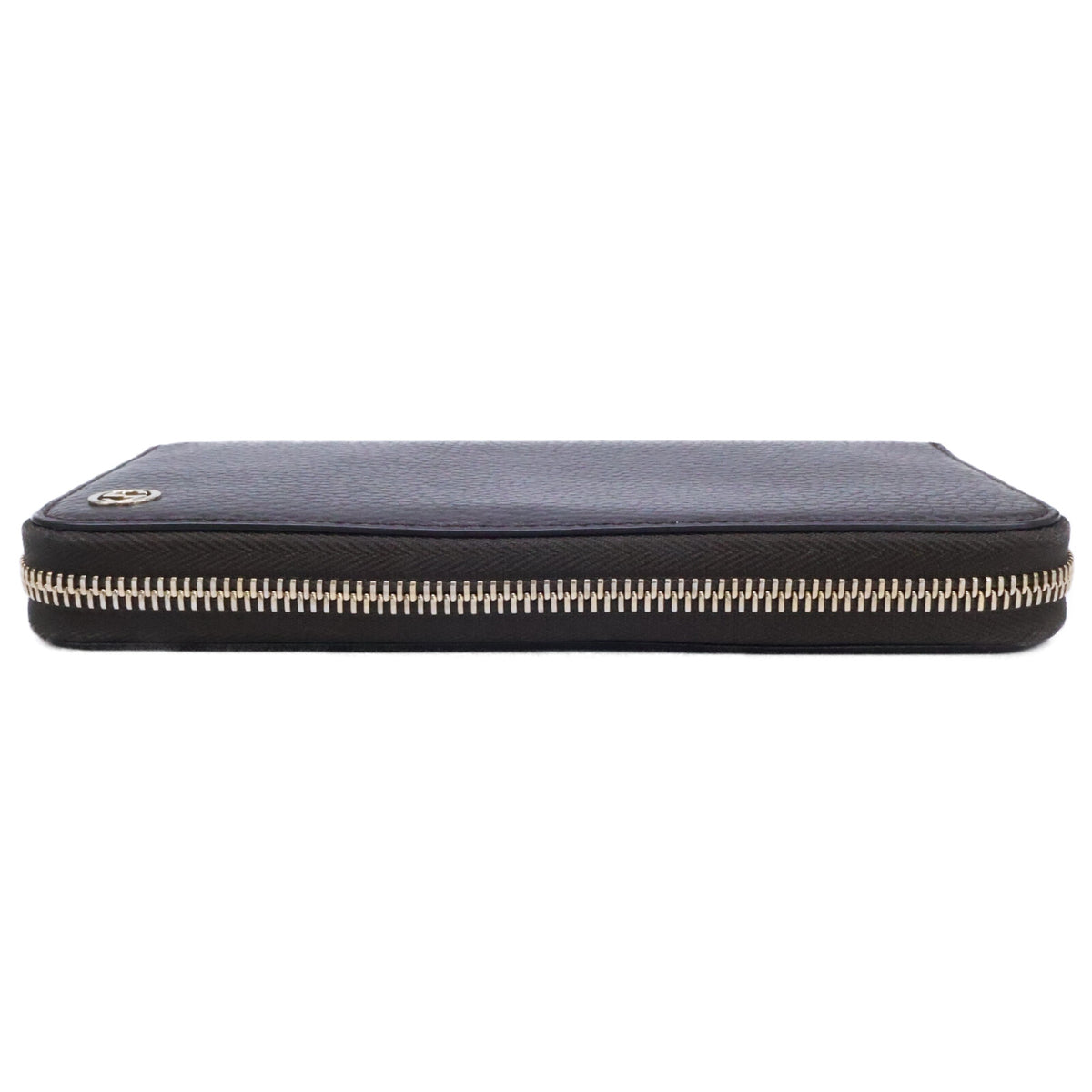 GUCCI Interlocking G Leather Long Wallet Brown Size ONE SIZE