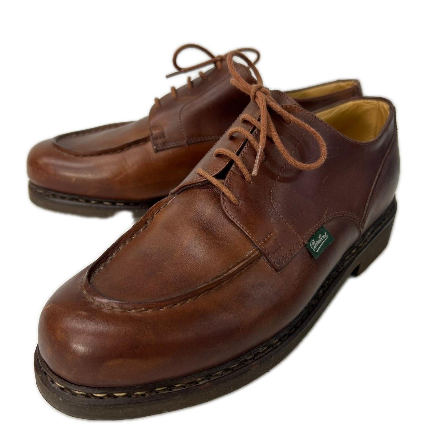 Paraboot 710708 CHAMBORD/TEX U-Tip Shoes Marron Boots Size 8