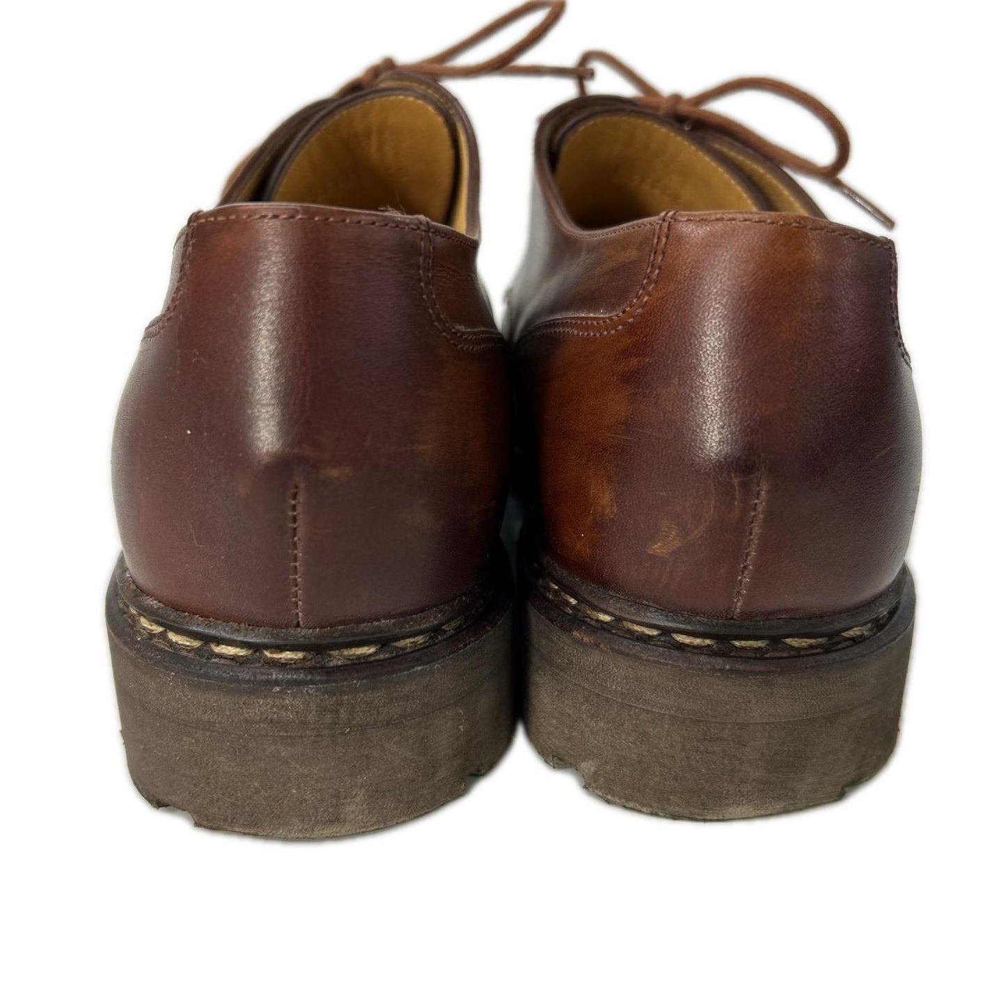 Paraboot 710708 CHAMBORD/TEX U-Tip Shoes Marron Boots Size 8