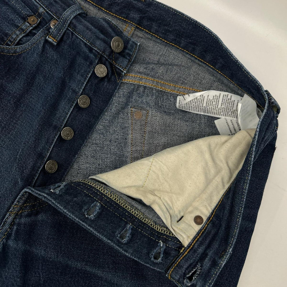 LEVI'S 501XX 1955 Model Indigo Jeans Size W31L34