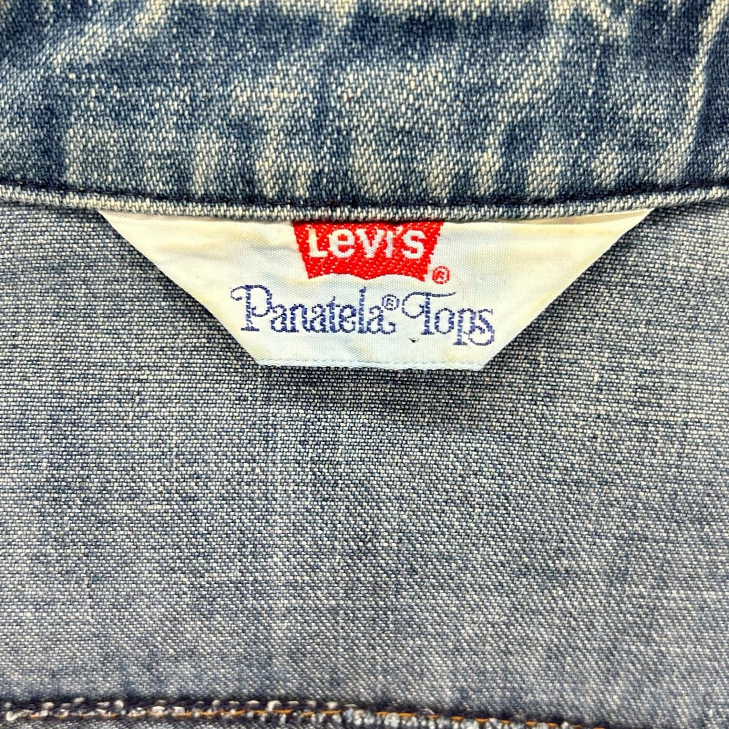 LEVI'S 70s Blue Denim Zip-Up Jacket Size L