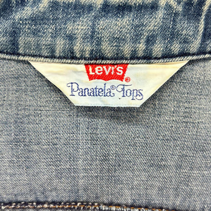 LEVI'S 70s Blue Denim Zip-Up Jacket Size L