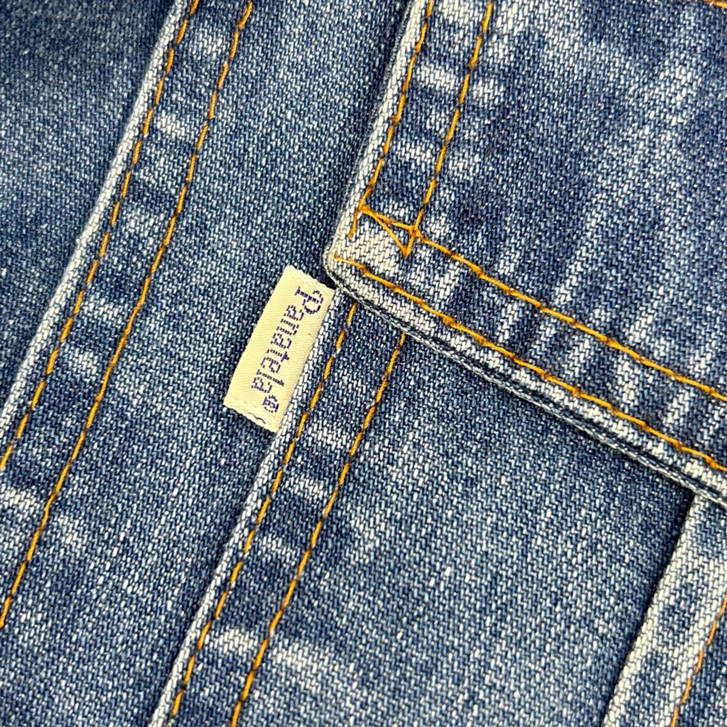 LEVI'S 70s Blue Denim Zip-Up Jacket Size L