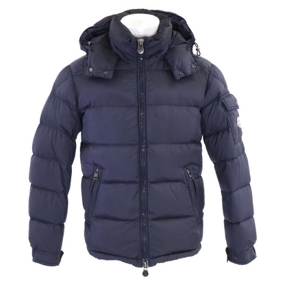 MONCLER Maya Hooded Down Jacket Nylon Navy Size 0