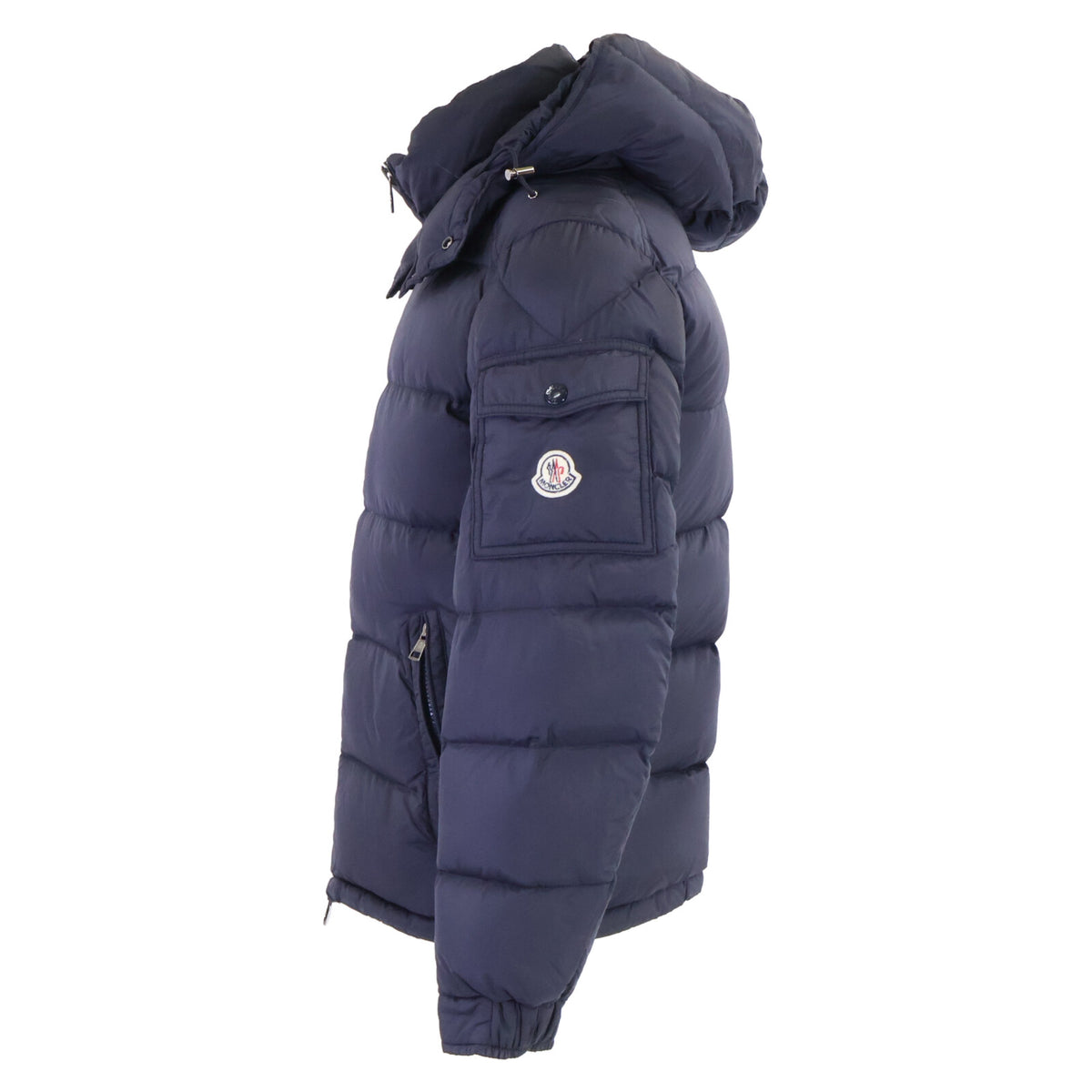 MONCLER Maya Hooded Down Jacket Nylon Navy Size 0