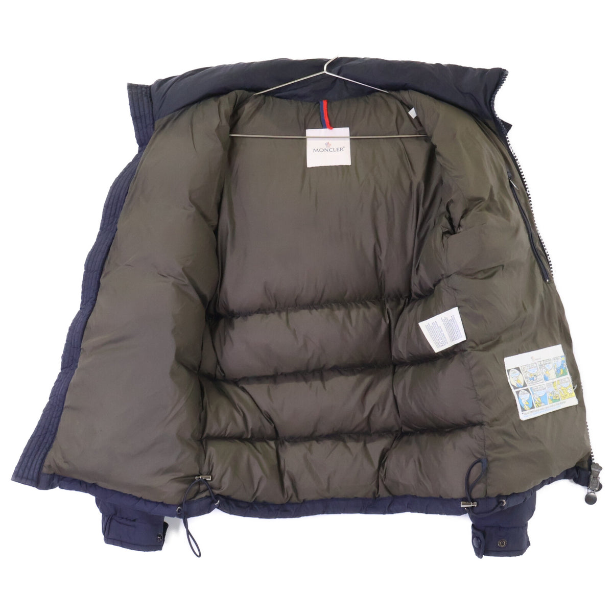 MONCLER Maya Hooded Down Jacket Nylon Navy Size 0