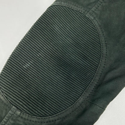 DIESEL Green Suede Biker Jacket Size L