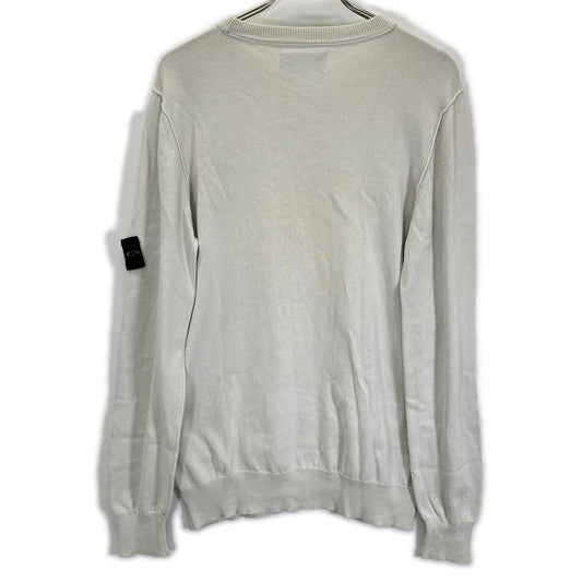 STONE ISLAND 7615540B2 Light Grey Soft Cotton Long Sleeve Size M