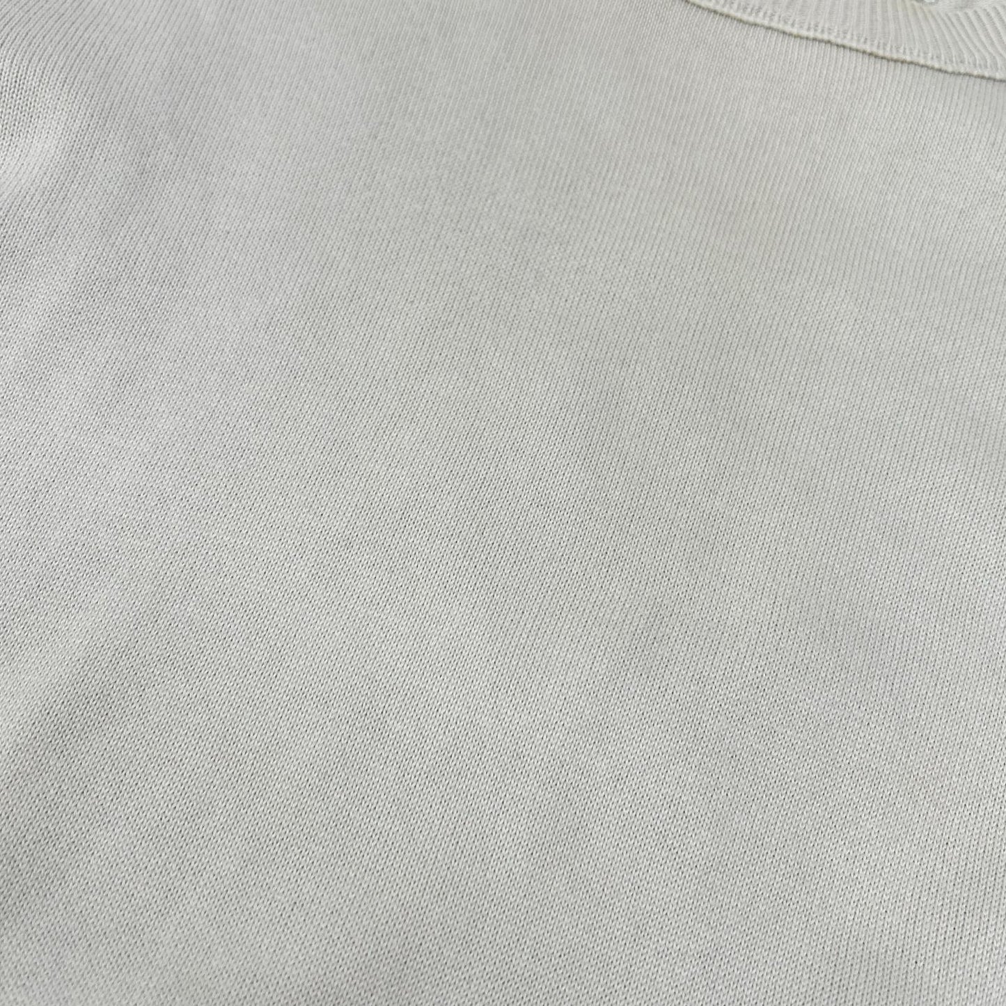 STONE ISLAND 7615540B2 Light Grey Soft Cotton Long Sleeve Size M