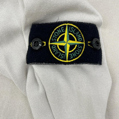 STONE ISLAND 7615540B2 Light Grey Soft Cotton Long Sleeve Size M