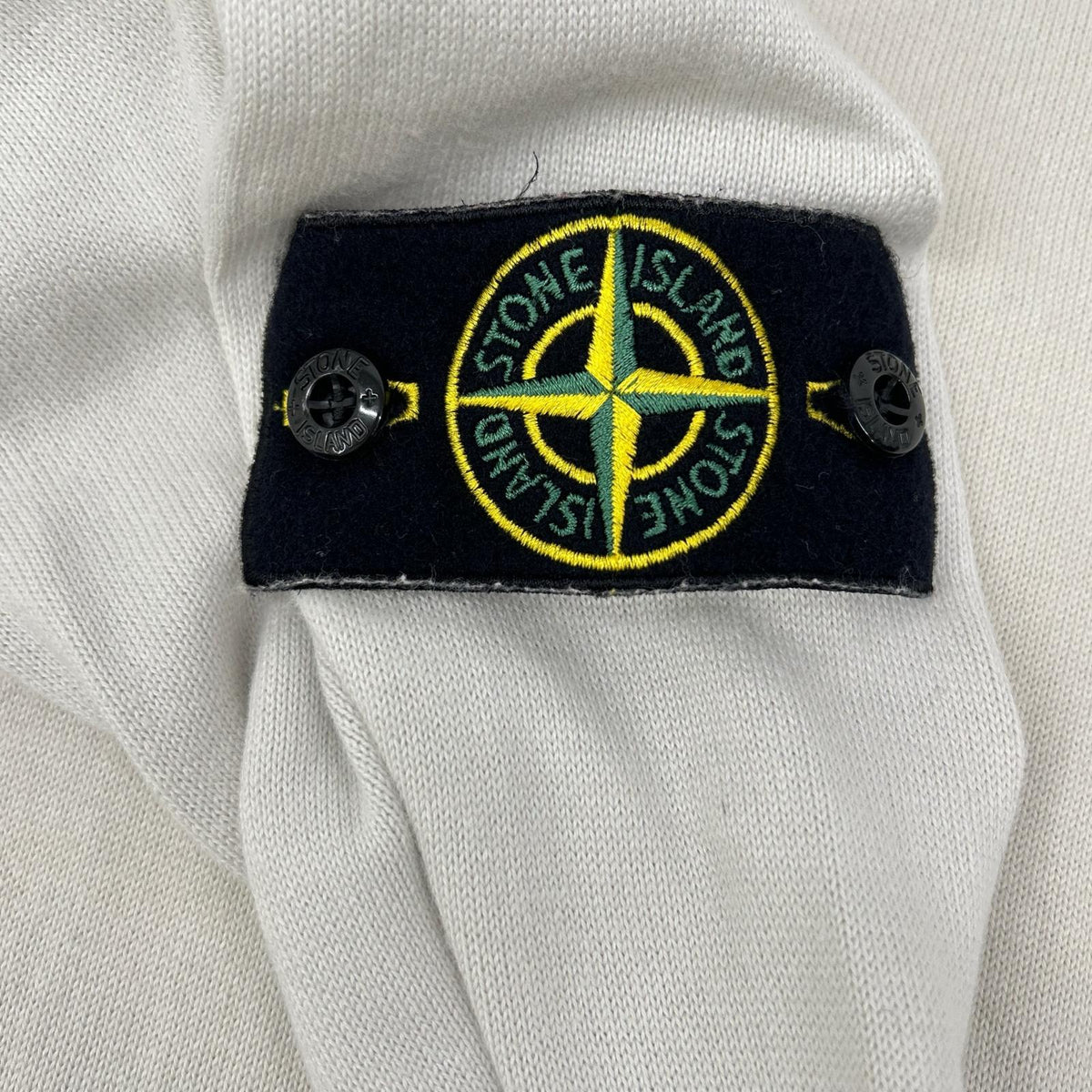 STONE ISLAND 7615540B2 Light Grey Soft Cotton Long Sleeve Size M