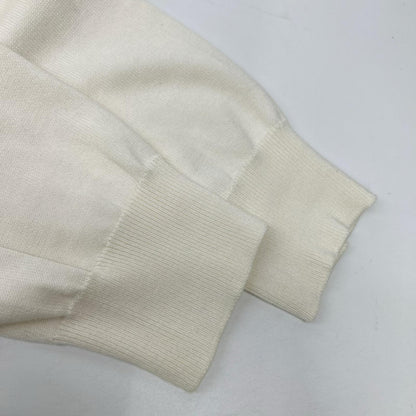 STONE ISLAND Organic Cotton Summer Sweater Ivory Size M