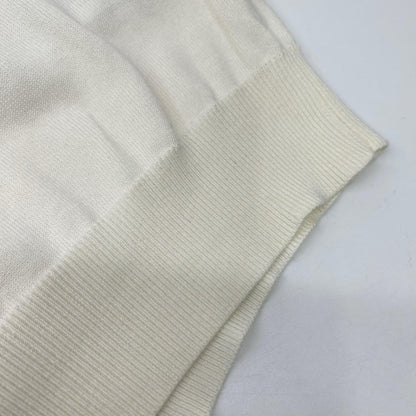 STONE ISLAND Organic Cotton Summer Sweater Ivory Size M