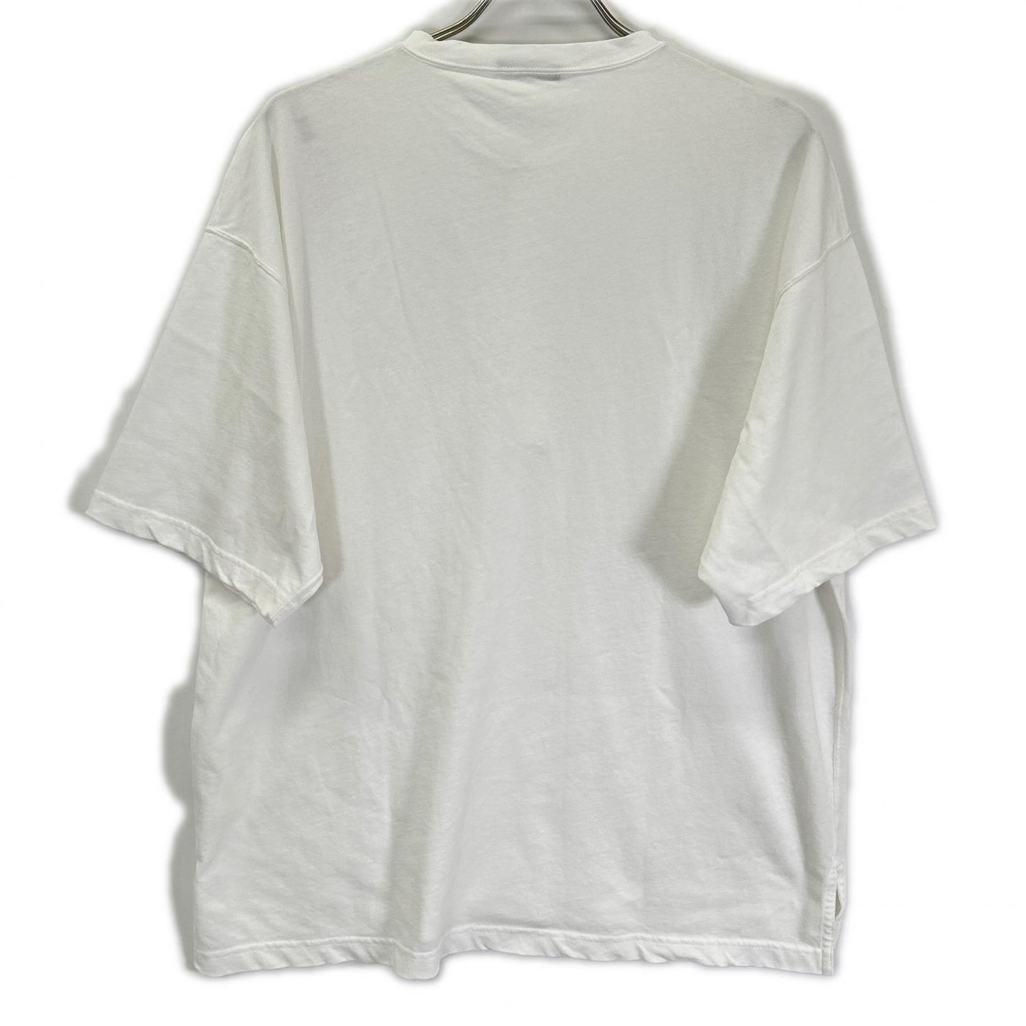 YLEVE White Cotton Henley Neck Short Sleeve Size 4
