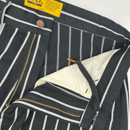 FAT x REDCAP Hammerkap Stripe Pants Black Size TITCH