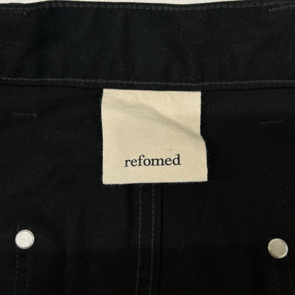 refomed REPT-042 Fresh Man Double Knee Pants Black Size 2