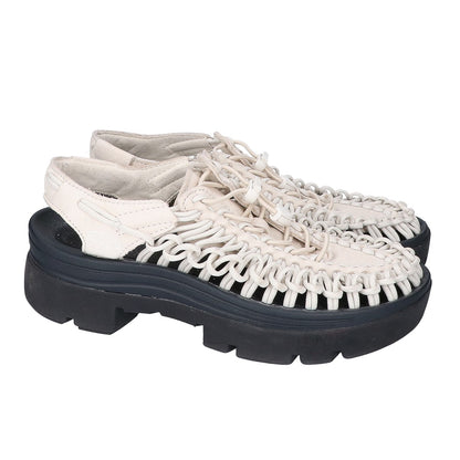 KEEN 1031884 UNEEK PLT Sandals White Size 26
