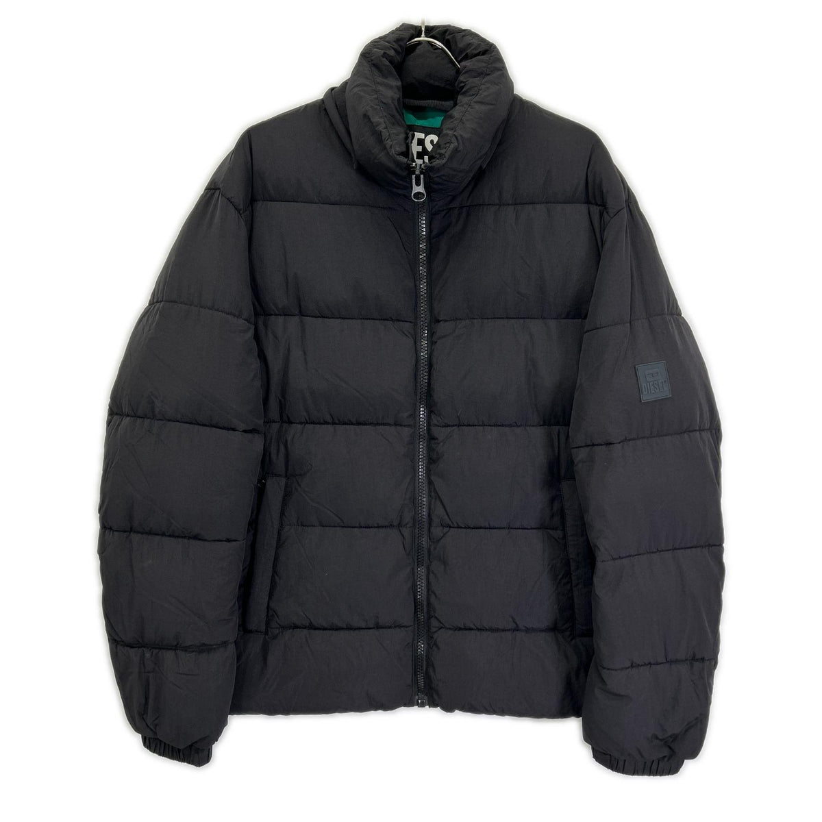 DIESEL W-STEP-OUT Padded Nylon Jacket Black Size L