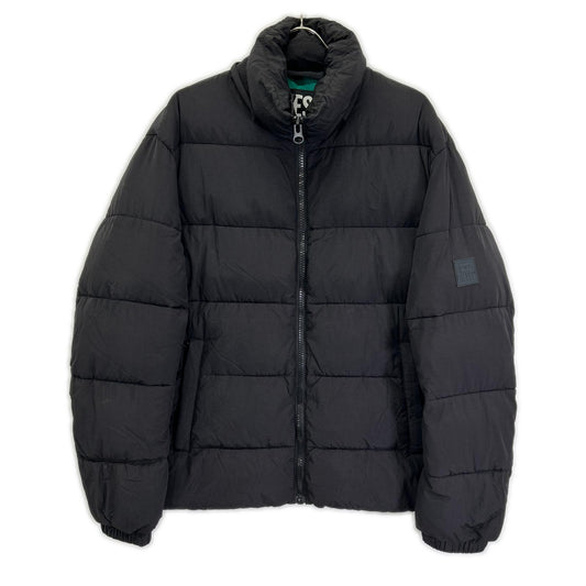 DIESEL W-STEP-OUT Padded Nylon Jacket Black Size L