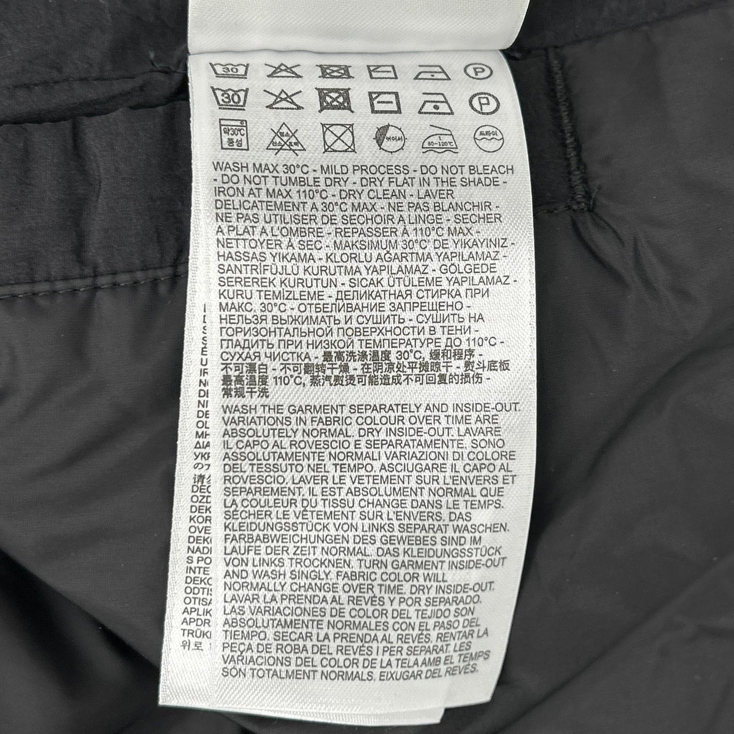 DIESEL W-STEP-OUT Padded Nylon Jacket Black Size L