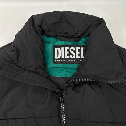 DIESEL W-STEP-OUT Padded Nylon Jacket Black Size L