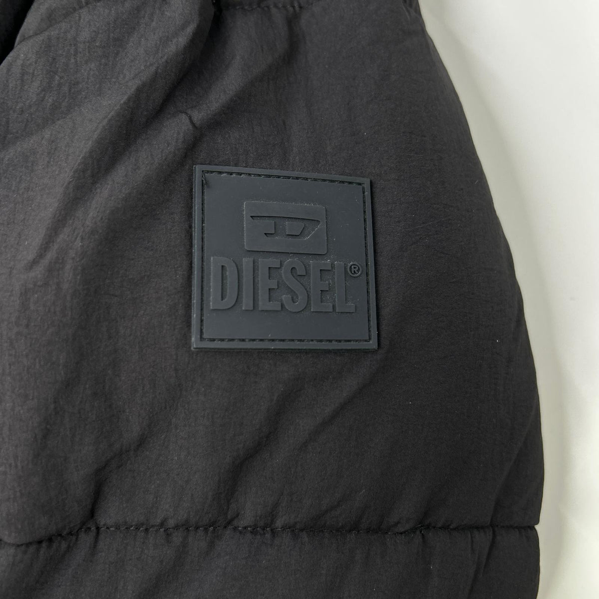 DIESEL W-STEP-OUT Padded Nylon Jacket Black Size L