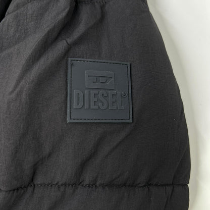 DIESEL W-STEP-OUT Padded Nylon Jacket Black Size L
