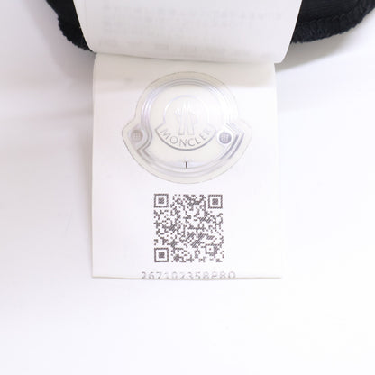 MONCLER H10918D00014 Logo Print Cotton T-Shirt Black Size M