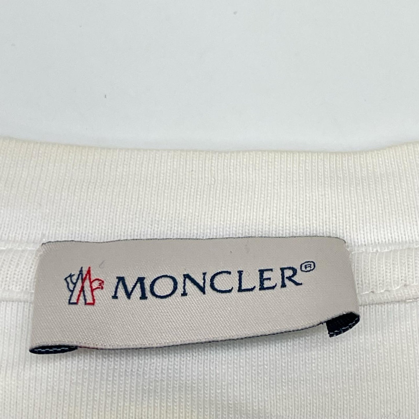 MONCLER White MAGLIA T-Shirt Size L
