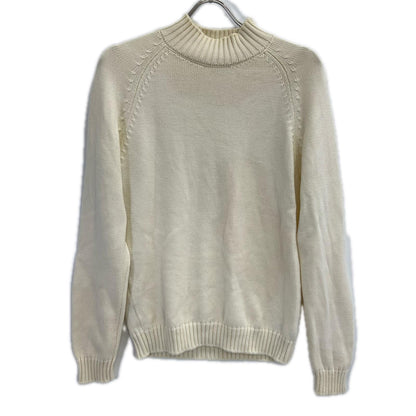 ZANONE Ivory 5-Gauge Wool Mock Neck Sweater Size 46