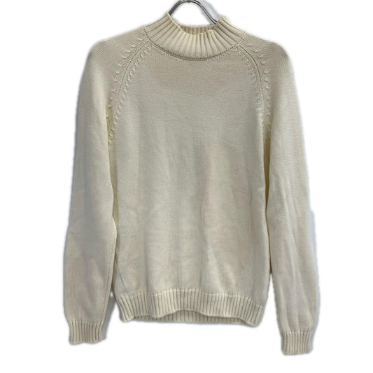 ZANONE Ivory 5-Gauge Wool Mock Neck Sweater Size 46