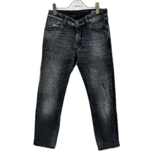 PT TORINO N231-P285 Distressed Stretch Jeans Gray Size 28