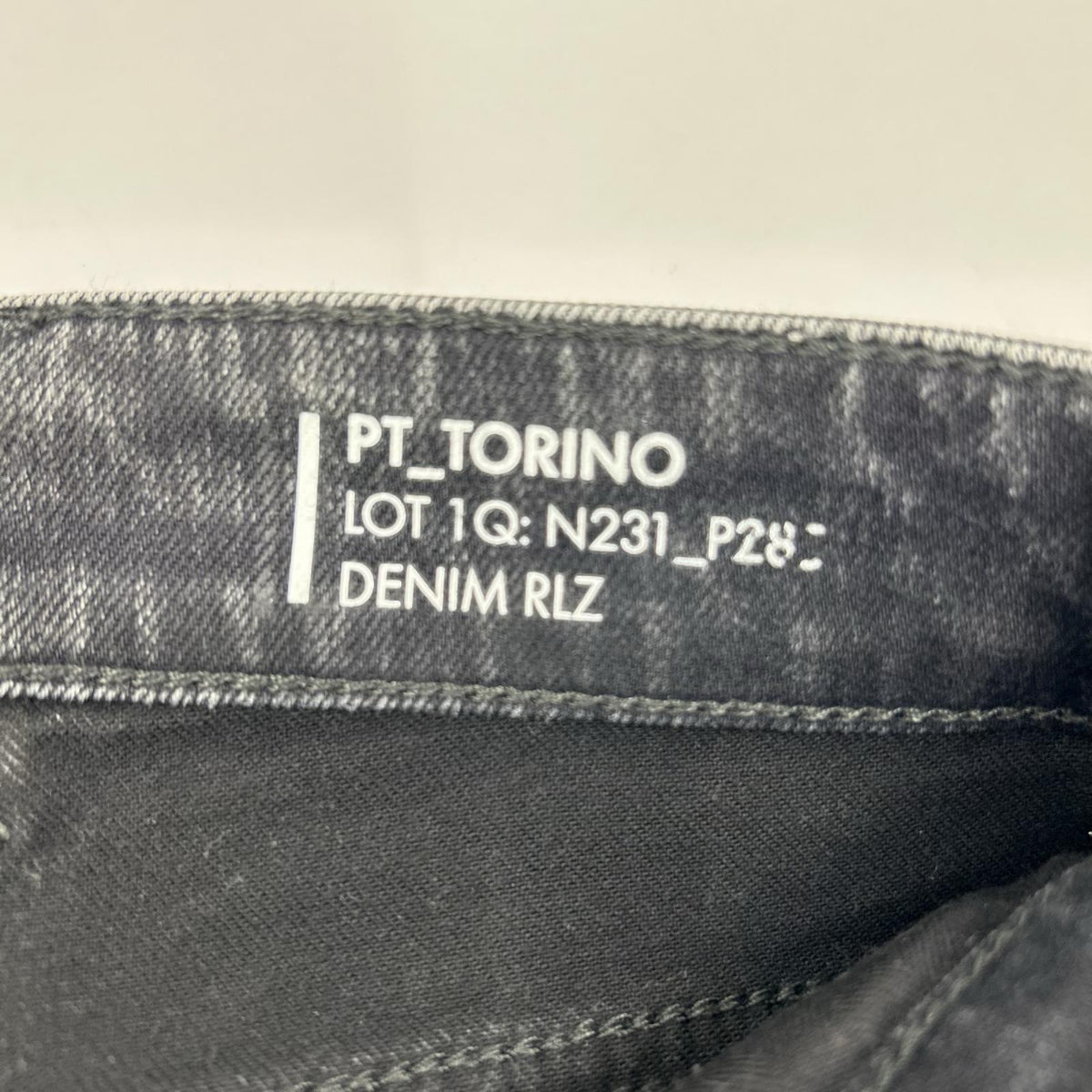 PT TORINO N231-P285 Distressed Stretch Jeans Gray Size 28